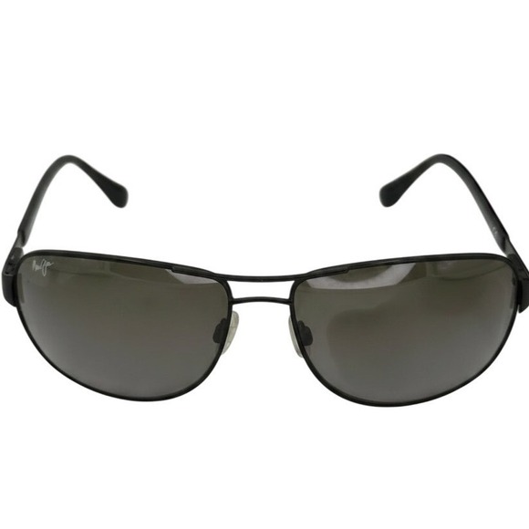 Maui Jim Other - Maui Jim Sand Island MJ-253-02M Matte Black Polarized Aviator Sunglasses